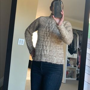 Banana Republic Sweater Cable Knit Wool